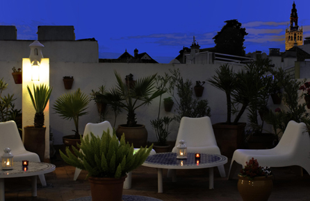 hoteles Sevilla, Un Patio en Santa Cruz Sevilla